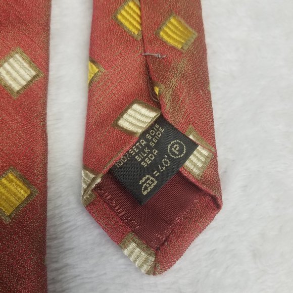 Ermenegildo Zegna Men's Tie Vintage Geometric - Picture 6 of 6